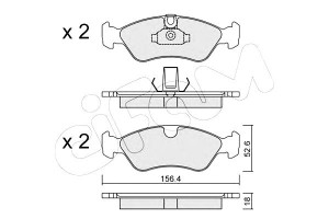 Klocki Hamulcowe Opel Astra Vectra B Cifam