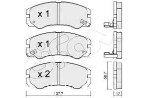 Klocki Hamulcowe Opel Monterey 91-98 Cifam