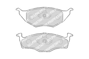Klocki Hamulcowe Audi A2 Vw Lupo 1.2d 07.99-08.05