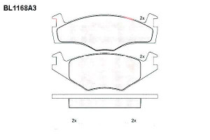 Klocki Hamulcowe Seat Cordoba Ibiza Vw Derby Polo