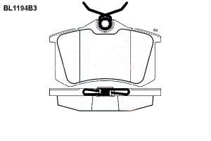 Klocki Hamulcowe Audi A4 Citroen C3 Peugeot 307 Sk