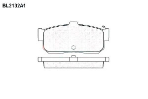 Klocki Hamulcowe Nissan Sunny 15.9mm Wva21716 Z Cz
