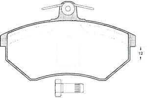 Klocki Hamulcowe Seat Cordoba Cordoba Vario Ibiza