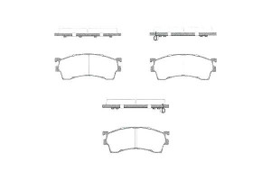 Klocki Hamulcowe Mazda 323 F Vi 323 S Vi 626 V Pre