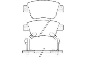 Klocki Hamulcowe Toyota Avensis Corolla Verso 1.6-