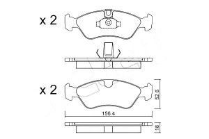 Klocki Hamulcowe Opel Astra Vectra B Metelli