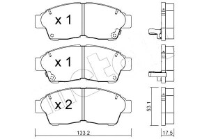 Klocki Hamulcowe Toyota Corolla Carina E Metelli