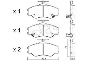 Klocki Hamulcowe Hyundai H100 93-01 Metelli