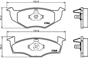 Klocki Hamulcowe Mintex 6n0698151 C