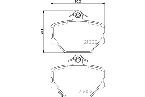 Klocki Hamulcowe Mintex 4514210010 A 0001431v00200