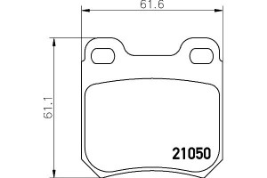 Klocki Hamulcowe Mintex 1605026 1605618 1605005 16