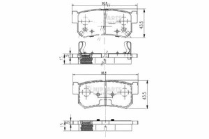 Klocki Hamulcowe Daewoo Rexton 2.9 Td Nipparts Nip