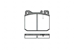 Klocki Hamulcowe Mercedes Vw 76-85 2.0-6.9 Gr.15mm