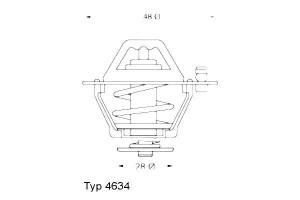 Termostat Nissan Sunny 1.4/1.6 91- Wahler