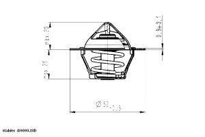 Termostat (88c) Land Rover Freelander Lotus Elise