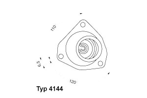 Termostat Opel 82c 1,6 Wahler