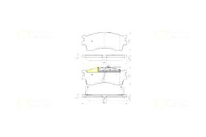 Klocki Hamulcowe Starline 0k2n13328z A 0k9d03328z