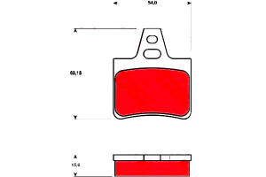 Klocki Hamulcowe Citroen Tył Xm 2,0-3,0 89-00 Trw