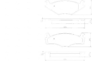 Klocki Hamulcowe Vw Polo 85-95 A.b.s.
