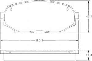 Klocki Hamulcowe Mazda Mx-5 89-97 A.b.s.