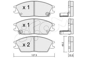 Klocki Hamulcowe Hyundai Accent 00-05 Cifam