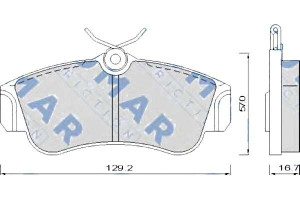 Klocki Hamulcowe Nissan Primera 4wd 90 Gr.16.7mm*