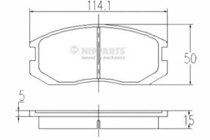 Klocki Hamulcowe Mitsubishi Colt Iii (c5_a) 1.3 (c