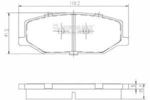 Klocki Hamulcowe Suzuki Jimny (fj) 1.3 4x4 Nippart