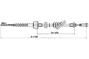 Linka Sprzęgła Kia Rio 1.3/1.5 08.00-02.05 Ate