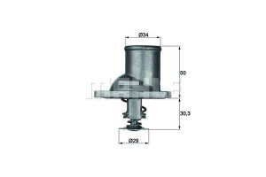 Termostat Opel 92c Omega A Vectra A 1,8 2,0 Behr