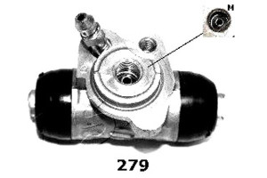 Cylinderek Hamulcowy Lewy Daihatsu Cuore 1.0 Ashik