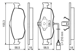 Klocki Hamulcowe Ford Cougar Mondeo I Mondeo Ii Sc