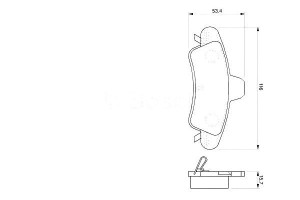 Klocki Hamulcowe Ford Mondeo Ii 1.6-2.5 08.96-09.0