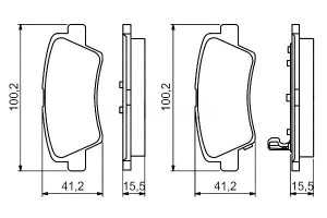 Klocki Hamulcowe Hyundai Tył I30 40 11- Ceed 12- B
