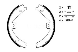 Szczęki Hamulcowe Mercedes C218 X218 W212 X204 08-