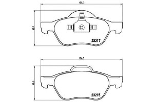 Klocki Hamulcowe Renault Laguna 01- Brembo