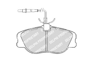Klocki Hamulcowe Fiat Scudo Delphi Ham