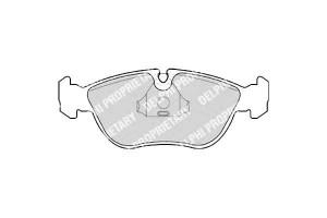 Klocki Hamulcowe Volvo V70/850 Delphi Ham