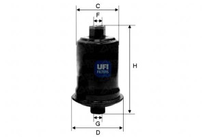 Filtr Paliwa Sonata Grandeur 93-00 Ufi