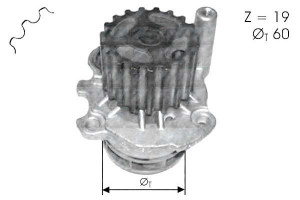 Pompa Wody Vw Audi Seat Skoda Dolz