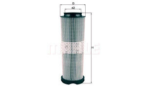 Filtr Powietrza Mahle 6460940004 Ala8903 Md5266 F0
