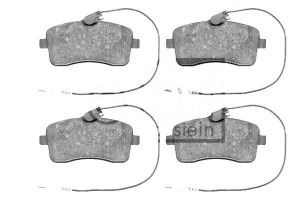 Klocki Hamulcowe Peugeot 407 04- Z Czuj. Febi Bils