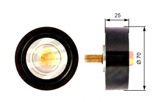 Rolka Prowadząca Pasek Citroen C5 C5 I C5 Ii C8 Fi