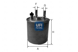 Filtr Paliwa Diesel Ufi