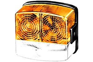 Lampa Kierunkowskazu (kolor Szkła: Pomarańczowy/pr