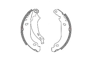 Szczęki Hamulcowe Peugeot 206 206+ 1.1-1.9d 08.98-