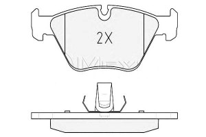 Klocki Hamulcowe Bmw Przód E46 98- Meyle
