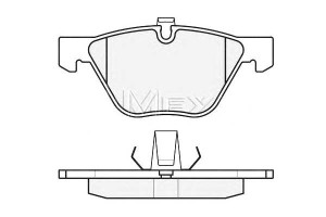 Klocki Hamulcowe Bmw Przód E90 07- Meyle
