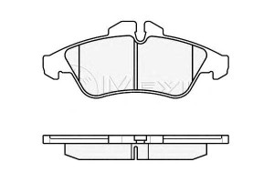 Klocki Hamulcowe Mercedes Przód Sprinter 208-314 9