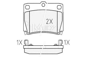 Klocki Hamulcowe Mitsubishi Tył Pajero Sport 4wd 9